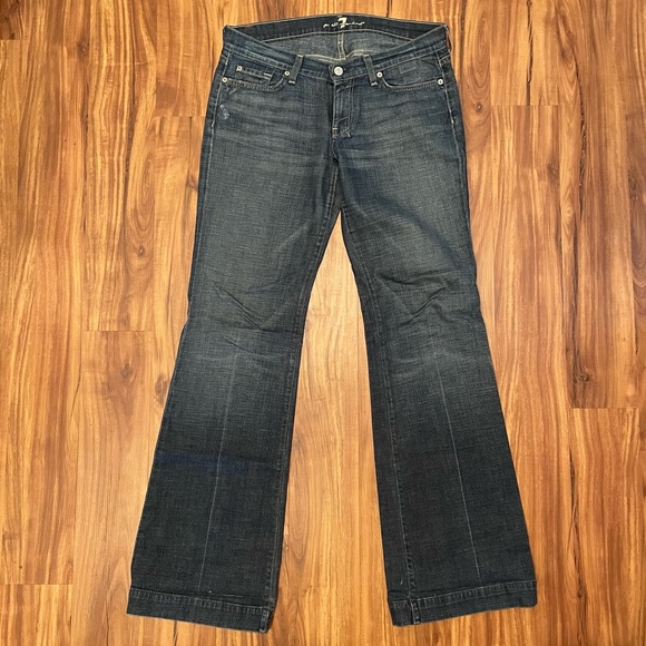 Seven 7 for All Mankind Size 29 Dojo Flare Jeans - Picture 6 of 6